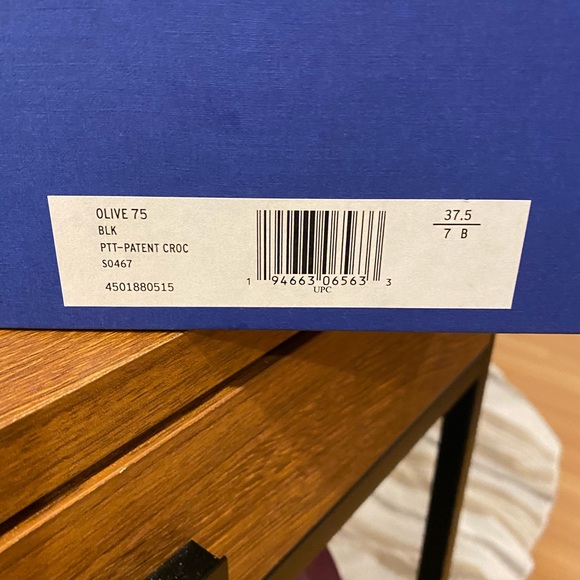 Stuart Weitzman Olive 72 croc leather slide - Picture 3 of 8